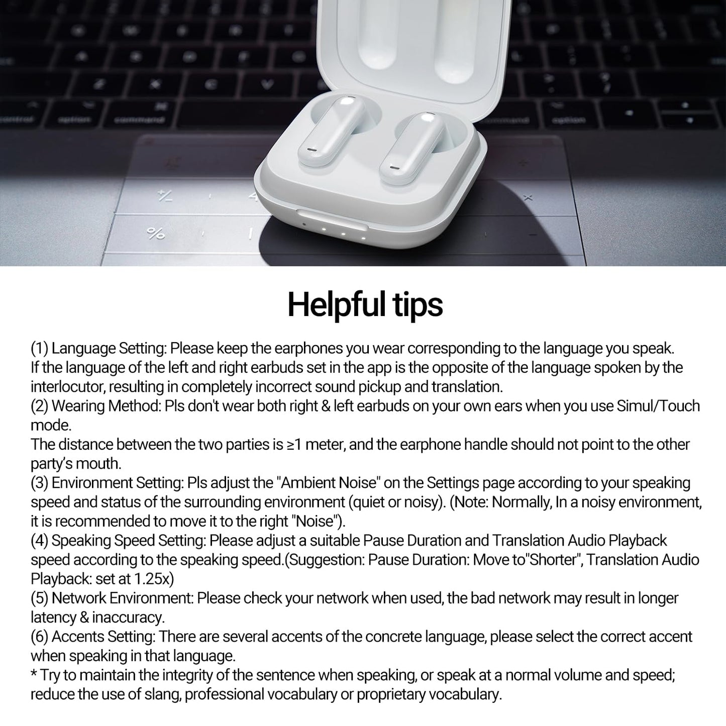 Timekettle WT2 Edge W3 Translator Earbuds Real-Time AI Translation Earbuds with 40 Languages