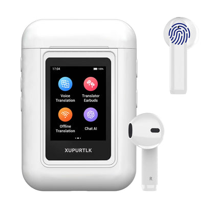 Xupurtlk AI Translation Earbuds with 120 Offline Language Packages