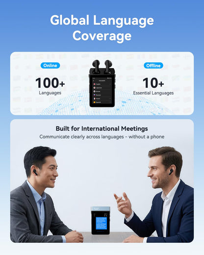 Wooask A9S AI Translation Earbuds with Camera Translation & ChatGPT