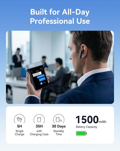 Wooask A9S AI Translation Earbuds with Camera Translation & ChatGPT