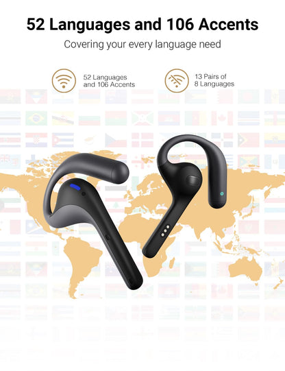 Timekettle W4 Pro AI Interpreter Earbuds Real-Time Voice Translation Earbuds with 50+ Languages