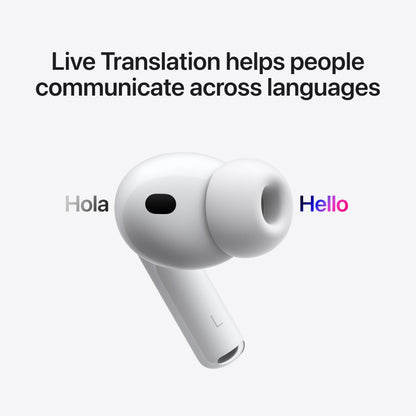 Apple AirPods Pro 3 Wireless Earbuds with Live Translation & Active Noise Cancellation