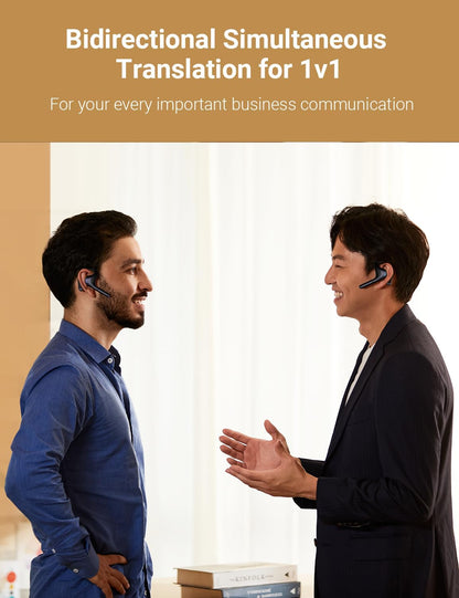 Timekettle W4 Pro AI Interpreter Earbuds Bidirectional Translation Earbuds for Business & Travel
