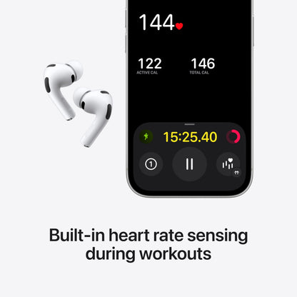 Apple AirPods Pro 3 Wireless Earbuds with Live Translation & Active Noise Cancellation