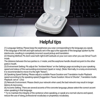 Timekettle WT2 Edge W3 Translator Earbuds Real-Time AI Translation Earbuds with 40 Languages
